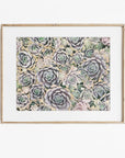 Pastel Green Botanical Print 'Succulents Forever'