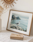 Big Sur Coastal Seagull Print, 'Bird on Rock'