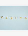 Venice Beach Sign Print, 'Blue Venice'