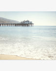California Beach Print, 'Malibu Pier'