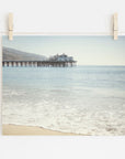 California Beach Print, 'Malibu Pier'
