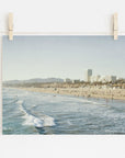 Santa Monica Print, 'Santa Monica Seaside'