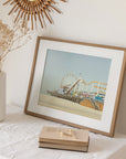California Print, 'Santa Monica Pier'