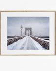 New York Brooklyn Print, 'Brooklyn Snow'