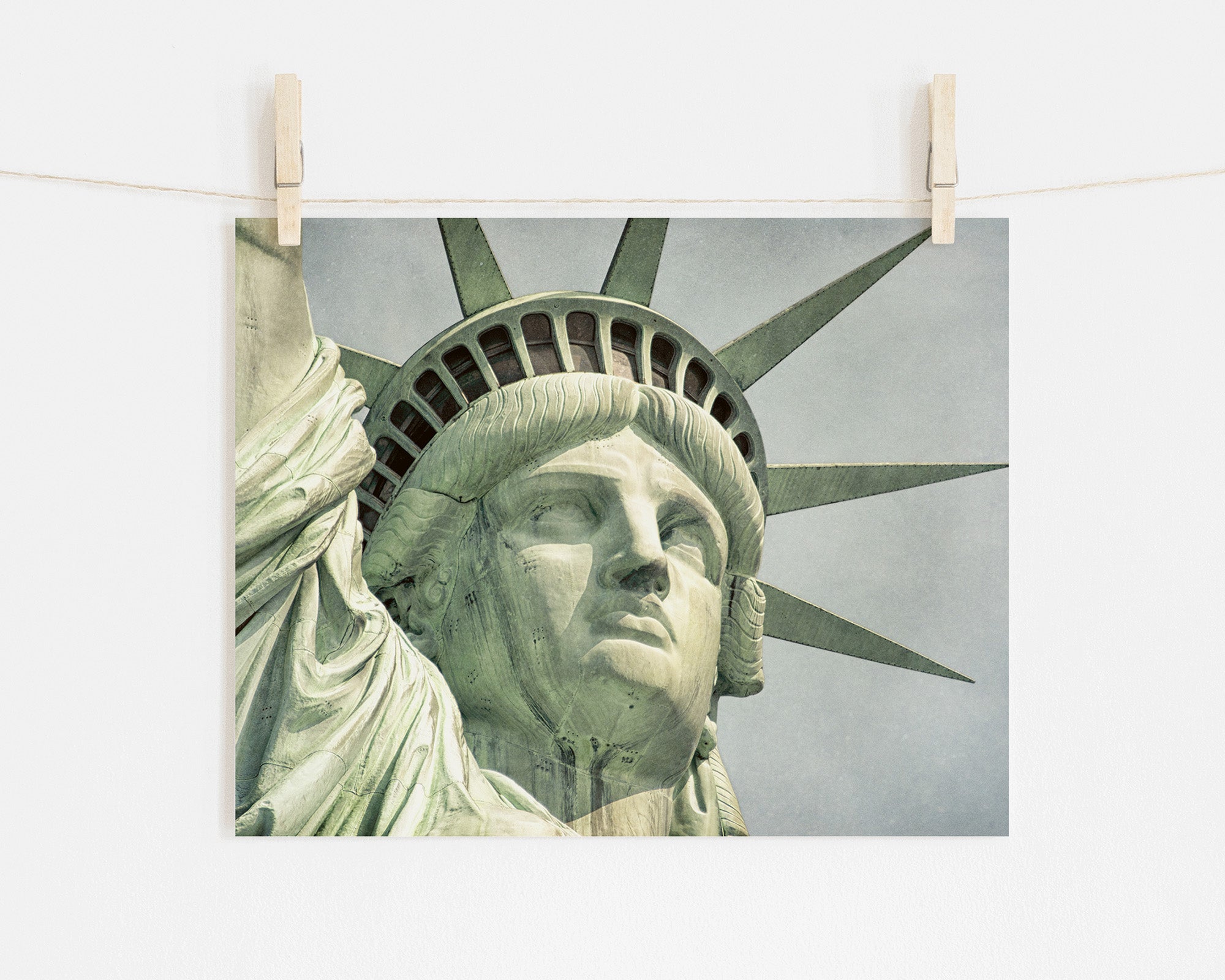 New York City Wall Art, 'Face of Liberty'