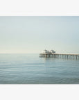 Coastal Print of Malibu Pier in California 'All Calm in Malibu'