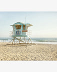 California Coastal Print, 'Carlsbad Lifeguard Tower'