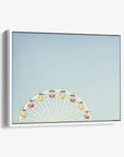 Santa Monica Ferris Wheel Canvas Wall Art, 'Ferris Blue'