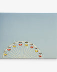 Santa Monica Ferris Wheel Canvas Wall Art, 'Ferris Blue'