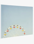 Santa Monica Ferris Wheel Canvas Wall Art, 'Ferris Blue'