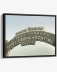 Los Angeles California Canvas Wall Art, 'Santa Monica Pier Blues'