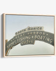 Los Angeles California Canvas Wall Art, 'Santa Monica Pier Blues'