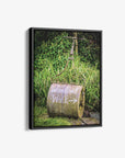 Rustic Farmhouse Wall Art, 'Rusty Grass Roller'
