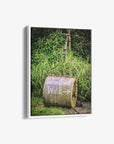 Rustic Farmhouse Wall Art, 'Rusty Grass Roller'