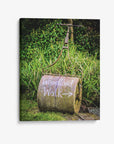 Rustic Farmhouse Wall Art, 'Rusty Grass Roller'