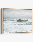 Seascape Coastal Canvas Art, 'Surf and Rocks'