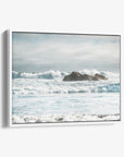 Seascape Coastal Canvas Art, 'Surf and Rocks'
