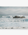 Seascape Coastal Canvas Art, 'Surf and Rocks'