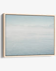 Abstract Blue Ocean Canvas Wall Art, 'Soothing Blue Sea'