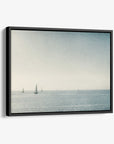 Moody Nautical Seascape Canvas, 'Sail Boats Approaching'