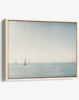 Moody Nautical Seascape Canvas, 'Sail Boats Approaching'