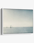 Moody Nautical Seascape Canvas, 'Sail Boats Approaching'