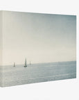 Moody Nautical Seascape Canvas, 'Sail Boats Approaching'