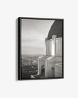 Griffith Observatory Los Angeles Black and White Photographic Wall Art 'Griffith Overlook'