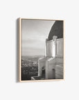 Griffith Observatory Los Angeles Black and White Photographic Wall Art 'Griffith Overlook'