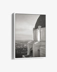 Griffith Observatory Los Angeles Black and White Photographic Wall Art 'Griffith Overlook'