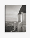 Griffith Observatory Los Angeles Black and White Photographic Wall Art 'Griffith Overlook'