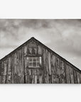 Farmhouse Wall Art, Rustic Barn Decor, 'Old Barn at Bodie (Black & White)'