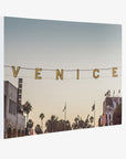 California Venice Beach Sign Canvas Wall Art, 'Venice Sunset'