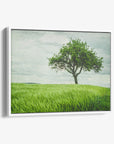 Rustic Countryside Canvas Wall Art, 'Tree in a Field'