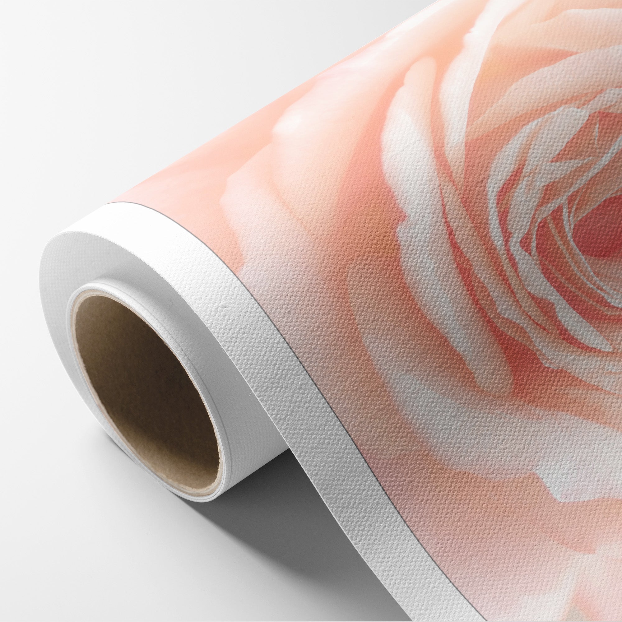 Pink Rose Canvas Wall Art, 'Pink and Shabby'