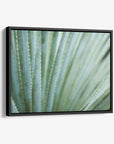 Abstract Green Botanical Canvas Wall Art, 'Strands and Spikes'