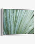 Abstract Green Botanical Canvas Wall Art, 'Strands and Spikes'