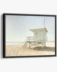 California Summer Beach Canvas Art, 'Malibu Lifeguard Tower'