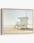 California Summer Beach Canvas Art, 'Malibu Lifeguard Tower'