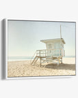 California Summer Beach Canvas Art, 'Malibu Lifeguard Tower'