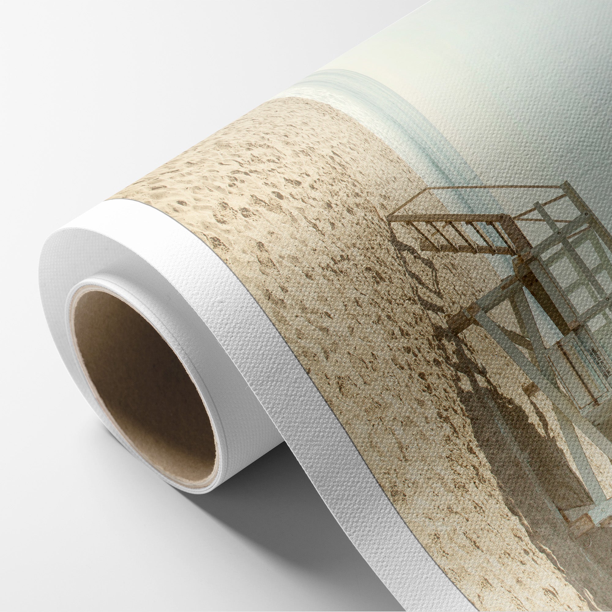 California Summer Beach Canvas Art, 'Malibu Lifeguard Tower'