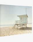 California Summer Beach Canvas Art, 'Malibu Lifeguard Tower'
