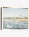 Santa Monica Canvas Wall Art, 'Santa Monica Seaside'