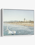 Santa Monica Canvas Wall Art, 'Santa Monica Seaside'