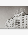 Retro Hollywood Canvas Wall Art, 'Night in Tinseltown (Black & White)'