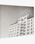 Retro Hollywood Canvas Wall Art, 'Night in Tinseltown (Black & White)'