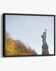 New York City Canvas Wall Art, 'Liberty in Fall'