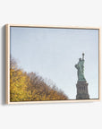 New York City Canvas Wall Art, 'Liberty in Fall'