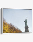New York City Canvas Wall Art, 'Liberty in Fall'