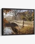 New York City Canvas Wall Art, 'Fall Bow Bridge'
